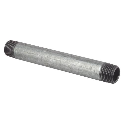 Tuyau Acier Galvanisé 1'' (26x34 Mm) - Longueur 6 Cm Avec Filetage BSPT Des Deux Côtés