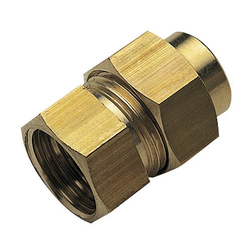 Raccord Union Laiton Droit à Souder - Femelle 1/2 - 18 Mm - Pour Installation Plomberie Cuivre Ou Acier