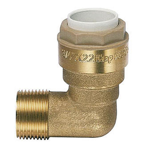 Coude instantané mâle à clipser