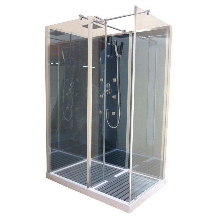 Cabines douches intégrale carré, rectangle, 1/4 de cercle, hydro