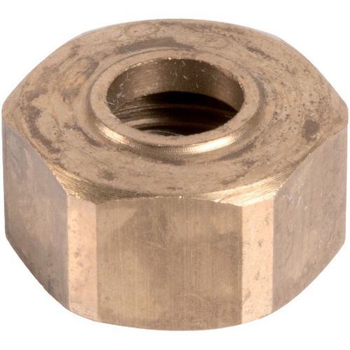 Ecrou 6 pans en laiton Diam12 F1/2