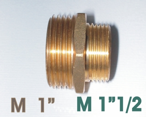 Réduction laiton  M1'' en M1''1/2