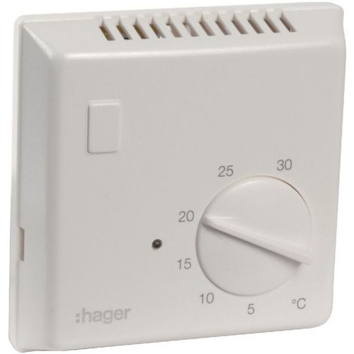 Thermostat d'ambiance Bi-métal classe II ''Hager