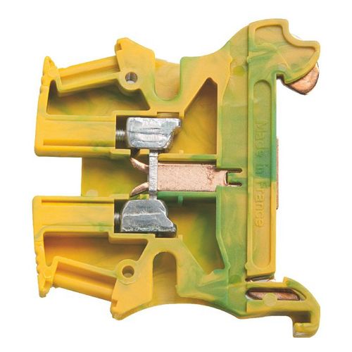 Connexion à vis Viking vert/jaune section 2,5mm², pas 5mm Legrand 037170