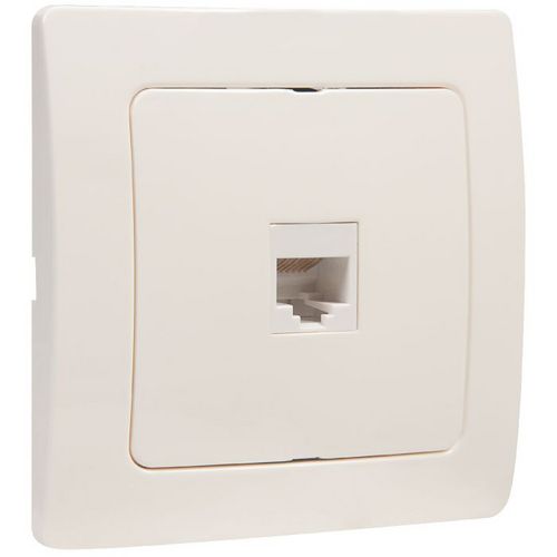 Prise RJ45 Blanc Liberty complet DH