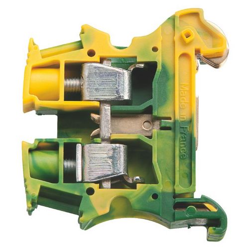 Connexion à vis Viking vert/jaune section 10mm², pas 10mm Legrand 037173