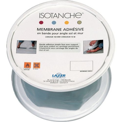 Membrane adhésive isotanche pour appareil sanitaire