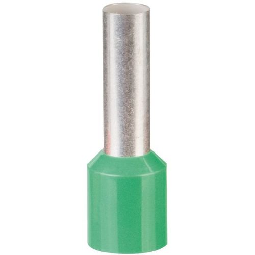 Embout de câblage pré-isolé NFC vert section 6mm² L=20mm vendu par 100