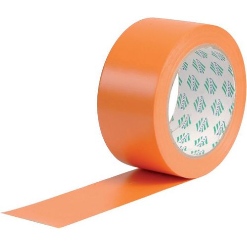 Adhésif PVC plastifié orange 50mm x 33m