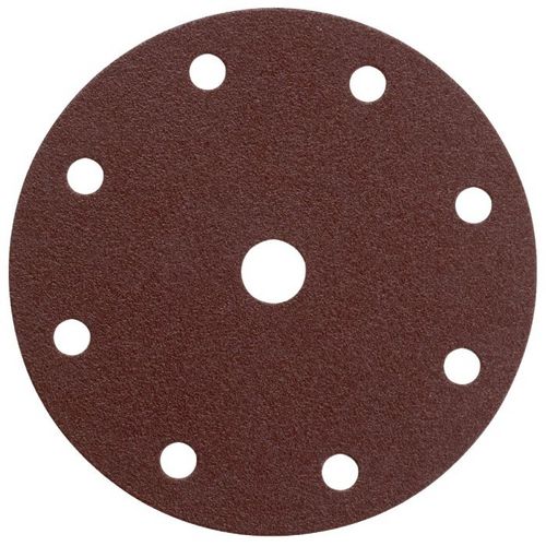 Disque papier auto-agrippant perforé 8 trous G40 Diam150