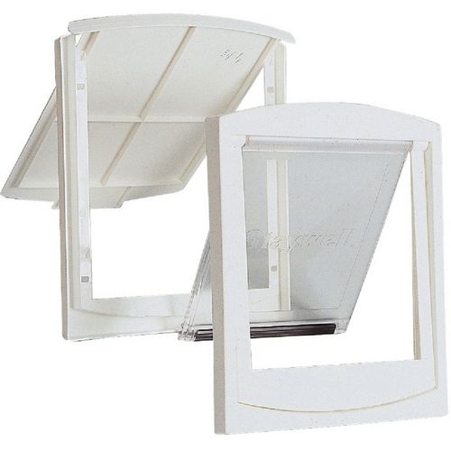 Chatière pour porte bois métal et mur 197x238mm