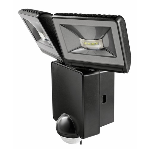Projecteur extérieur LED avec détecteur Luxa102-140 TheBen 2x8W noir