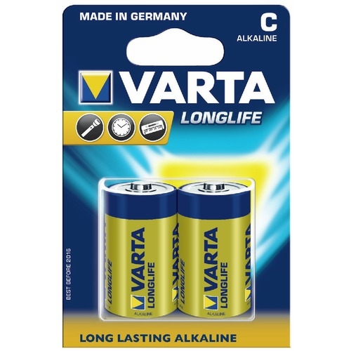 Pile alcaline Varta Longlife LR14/C 1,5V - vendu par 2