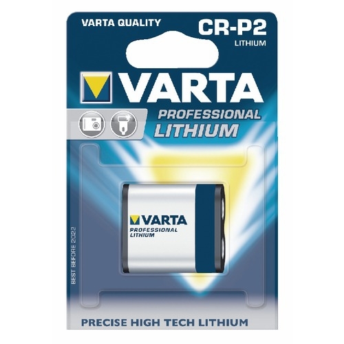 Pile appareil photo et électronique alcaline Varta CRP2 6V