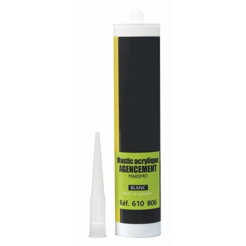 Mastic agencement acrylique Makemo P-Pro blanc - 24 cartouches de 300ml
