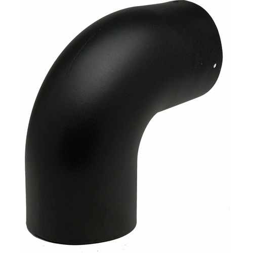 Coude 90° TEN Sanpli émaillé noir mat Diam180mm