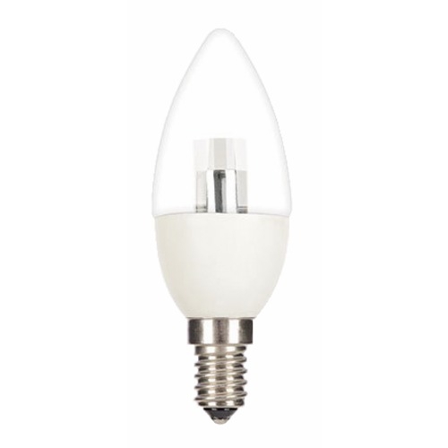 Lampe LED flamme gradable GE E14 4,5W 250 Lumen H104xDiam35mm claire