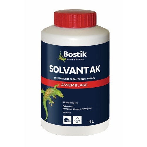 Solvant AK pour colle PVC Saniplas PA Bostik - boîte 1L