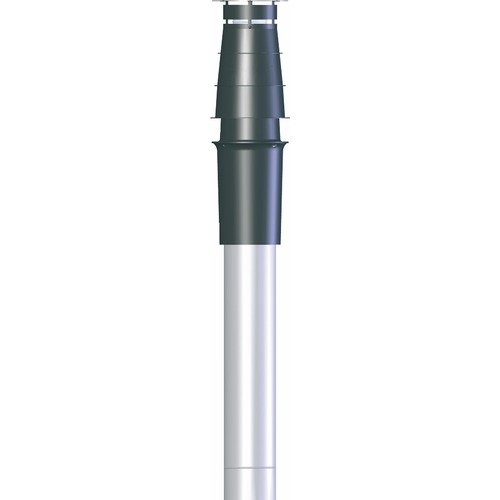 Terminal vertical Econext TEN Alu/Galva Diam60/100 noir