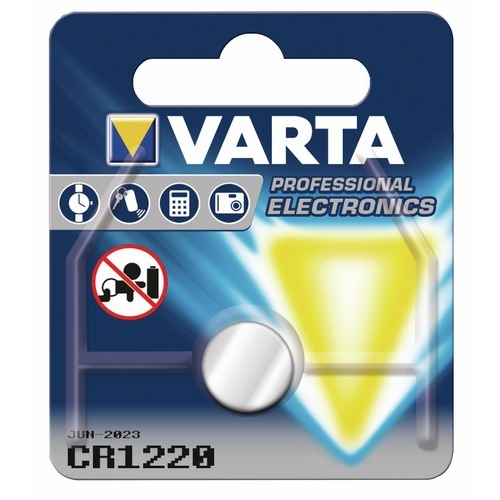 Pile bouton lithium Varta CR1620 3V Diam16x2mm - à l'unité