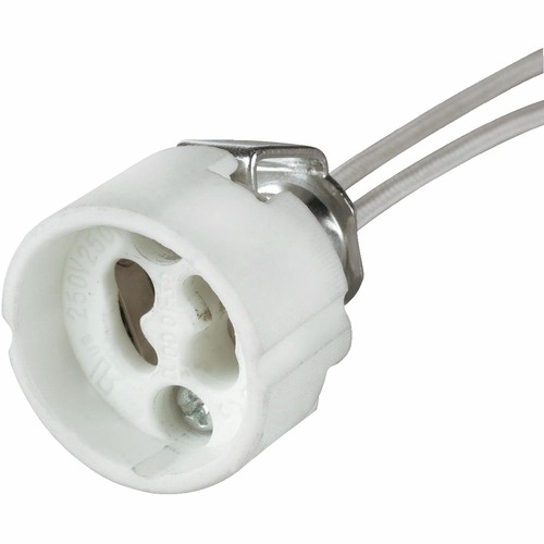 Douille GZ10 max 2A 200°C 250V câble 250mm simple isolation Orbitec