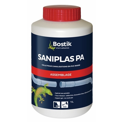Colle PVC Saniplas PA eau potable Bostik - boîte 1L