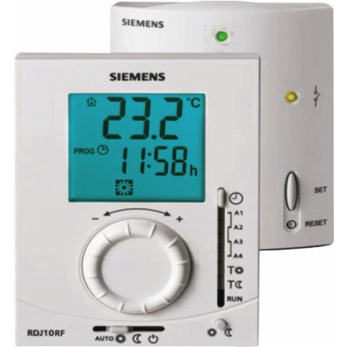 Thermostat programmable journalier sans fil RDJ10RF/SET Siemens