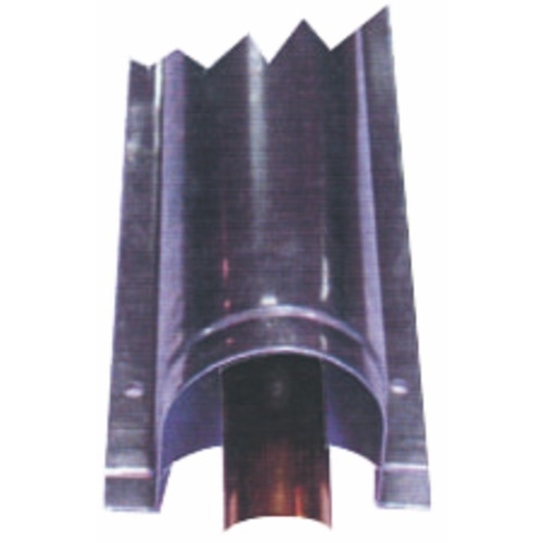 Goulotte de protection inox H=70mm pour cuivre Diam36mm TEN