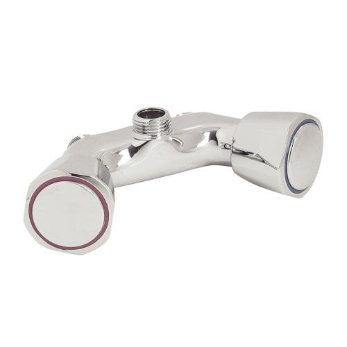 Robinet mélangeur de douche chrome - entraxe spécial