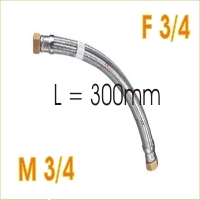 Flexible MF3/4(20/27) Inox 304 L = 300MM Diam interne 10mm
