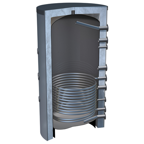 Ballon tampon acier800 litres 1 serpentin  1910x990(790)