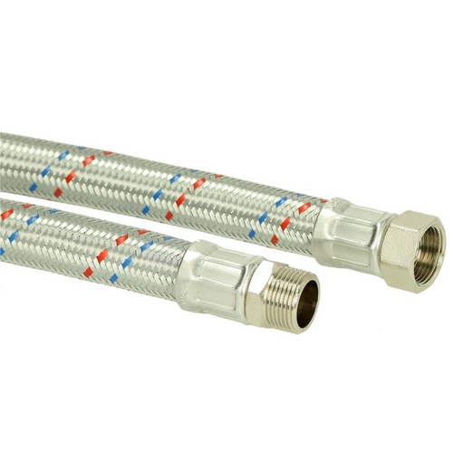 Flexible chauffage droit MF3/4'' inox Diam19mm L=700mm