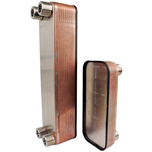 Echangeur à plaques PWT 80 - 30 plaques, H=527mm, FF2''1/2, surface 3,130m²