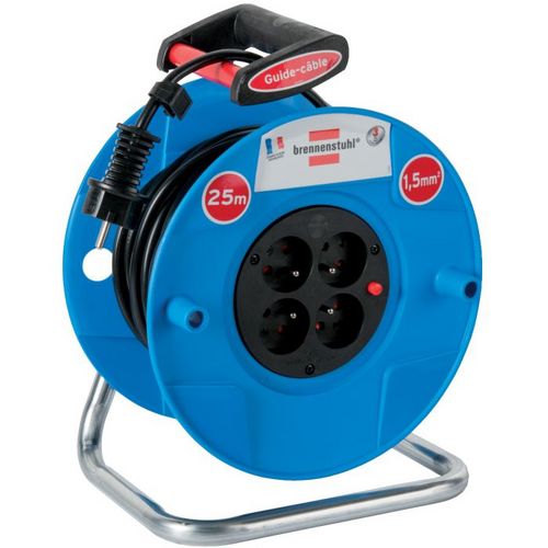Enrouleur standard 25M Câble H05 W-F 3G 1,5mm²