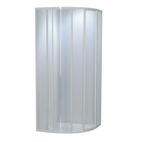 Porte de douche 1/4 de cercle - verre 3mm