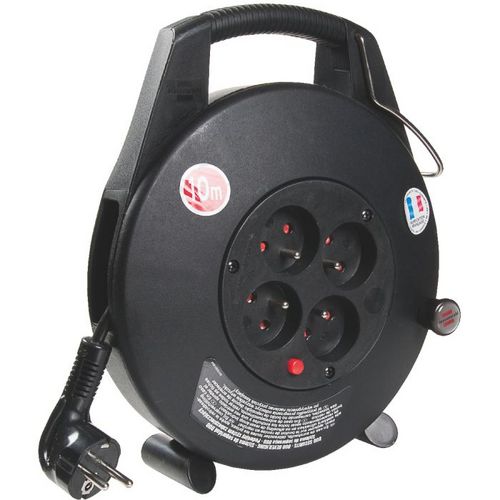 Enrouleur 4 prises 2P + T 16A/230V 10M