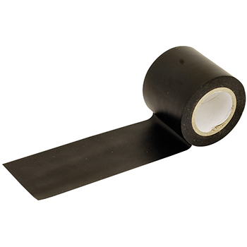 Tape solaire PVC extérieur. Rouleau de 50mm x 10m noir