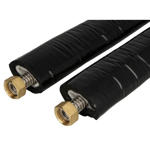 Flexible inox solaire avec isolation 13mm Dn20mm 1''FF L = 1000MM
