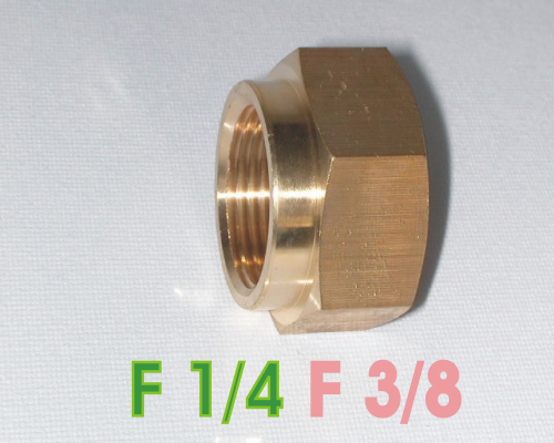 Reduction laiton F1/4(8/13) F3/8(12/17)