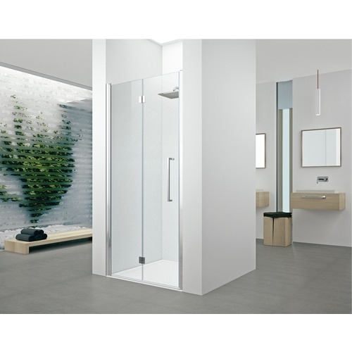 Paroi d'angle pivotante et pliante Young 2.0 1BS Novellini gauche 78 à 82cm