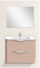 Meuble lavabo JAPHAR nude largeur 70cm à suspendre