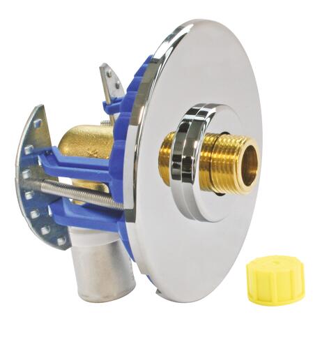 Fixoplac coudé à sertir Multicouche pour WC Diam12-M3/8''(12/17)