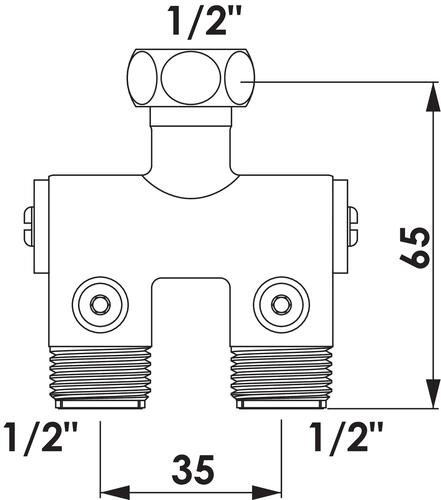 Pre-robinet mélangeur pour lavabo individuel