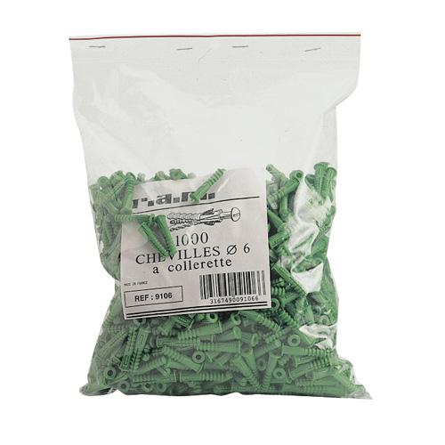 Cheville plastique pour matériaux creux